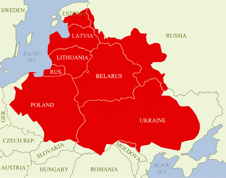 Poland-Lithuania at its Greatest Extent, 1619
