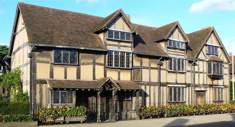 Birthplace of William Shakespeare in Stratford-upon-Avon