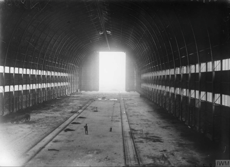 Interior of a Zeppelin Hangar