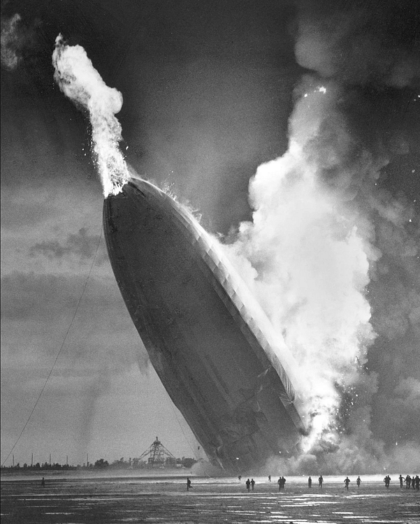 Hindenburg in Flames