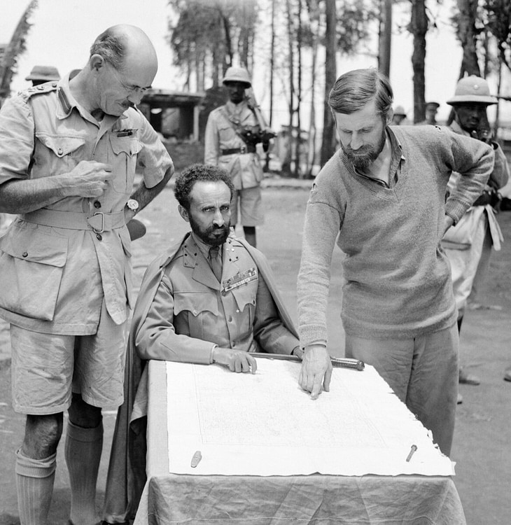 Haile Selassie During the Liberation of Ethiopia
