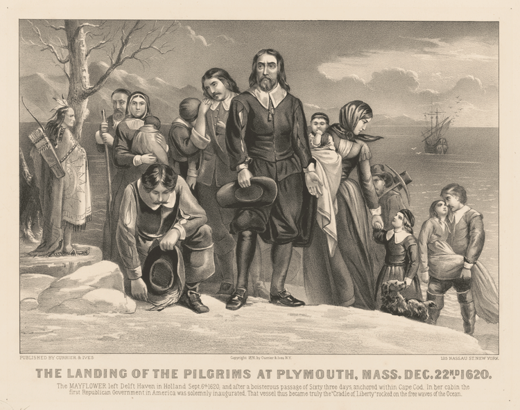 Landing of the Pilgrims at Plymouth