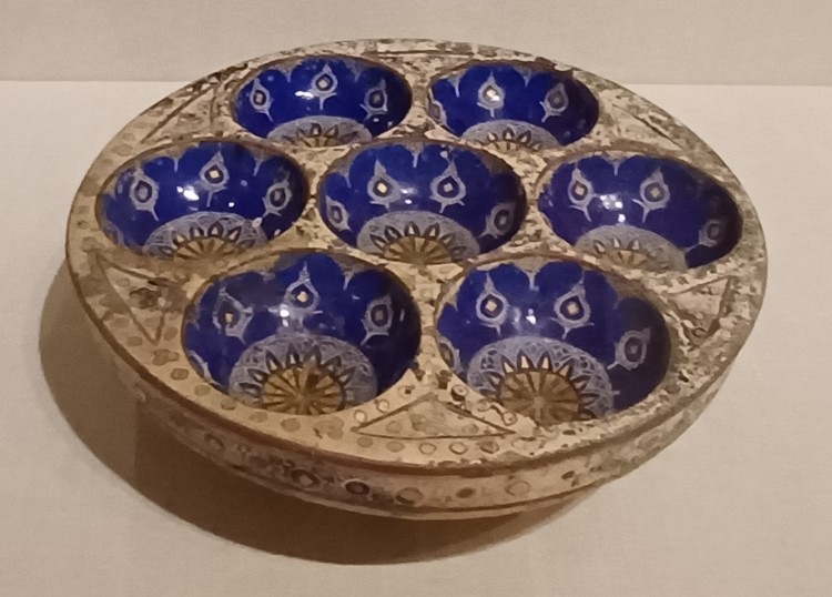 Seven-Bowl Sweetmeat Dish from Iran