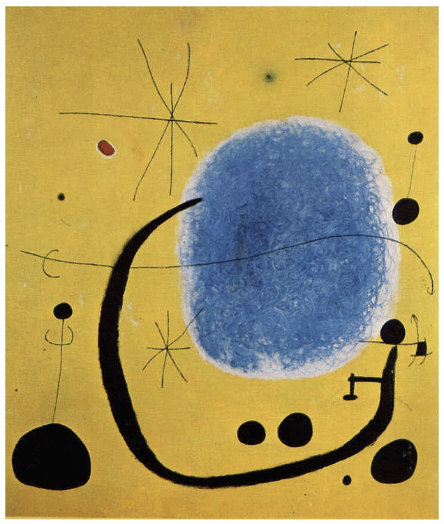 The Gold of the Azure by Joan Miró