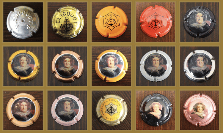 Champagne Capsules of Veuve Clicquot
