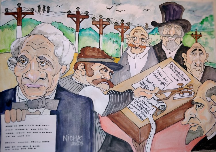 Samuel Morse, the Telegraph, 1837