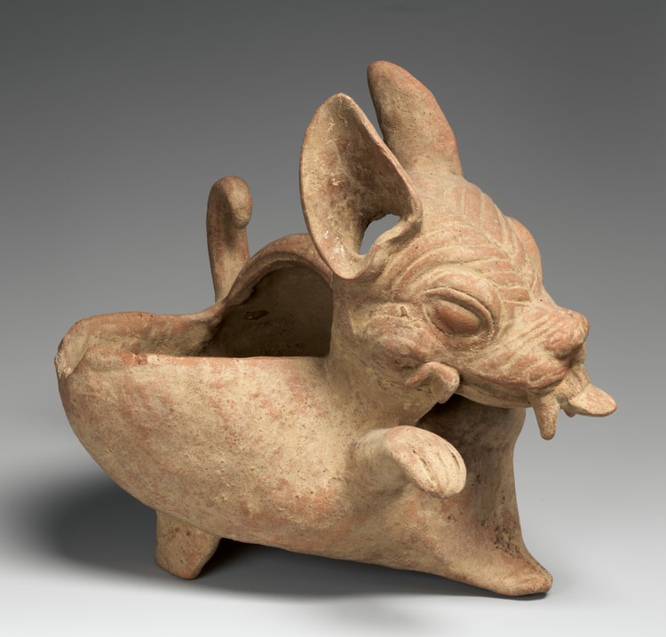 Mesoamerican Canine Vessel