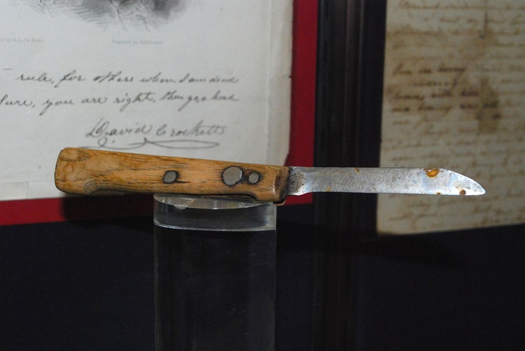 A Knife Purportedly Carried by Davy Crockett at the Alamo