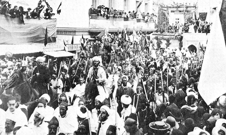 Kaiser Wilhelm II Parades in Tangier