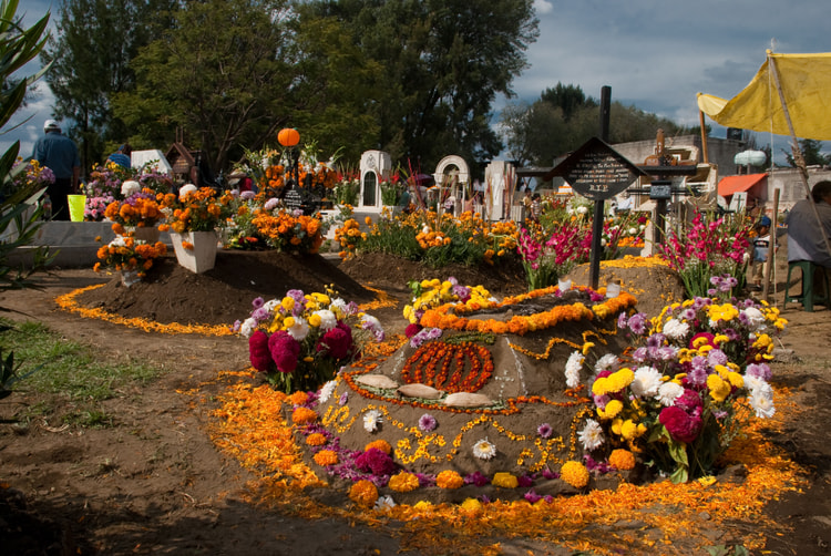 Grave Decorations for Day of the Dead