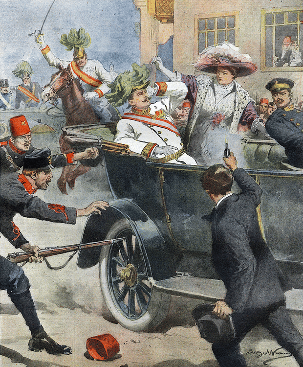 Assassination of Archduke Franz Ferdinand, 1914