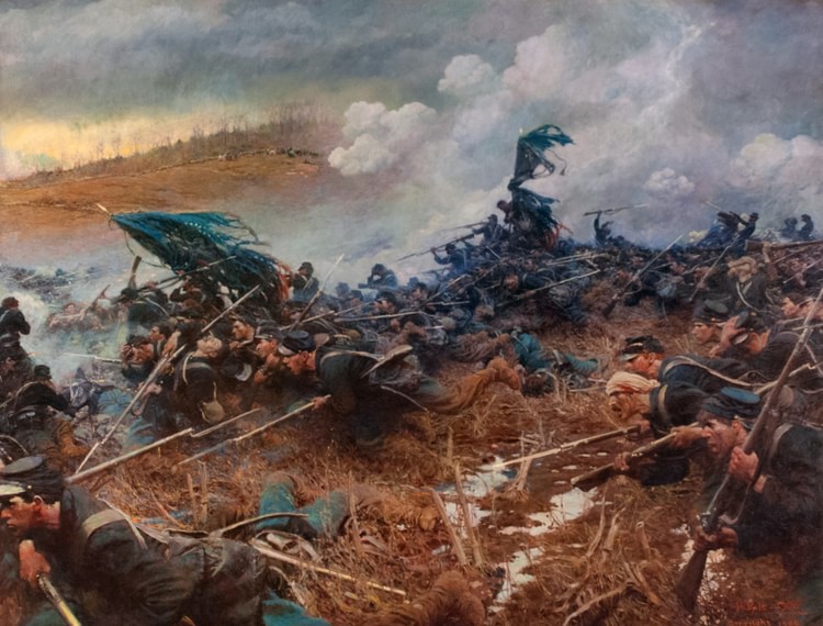 A Union Charge at the Battle of Nashville