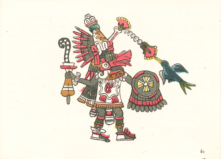 Colibri Aztec Quetzalcoatl and the Hummingbird - World History Encyclopedia