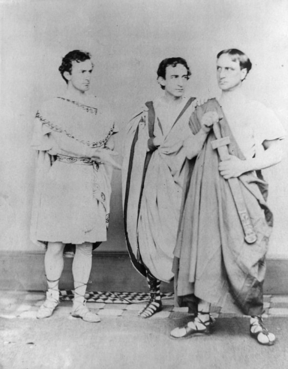 John Wilkes Booth, Edwin Booth, & Junius Brutus Booth Jr.