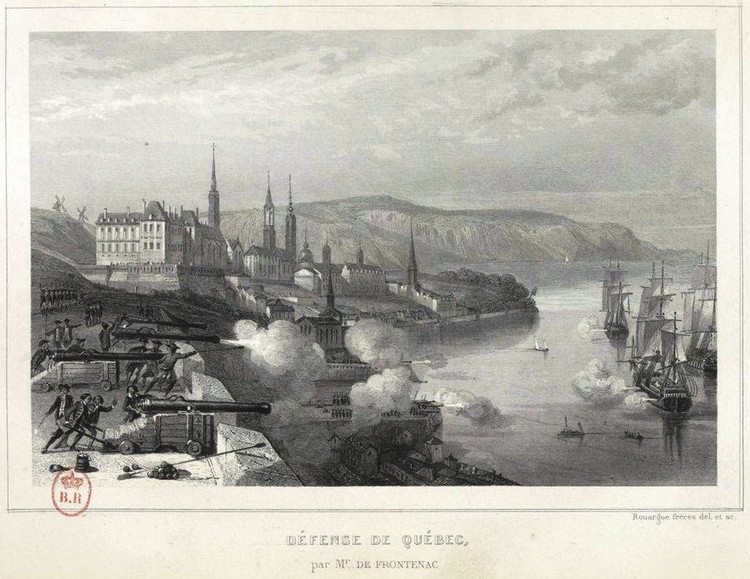 Battle of Quebec in 1690