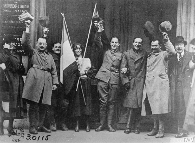 Celebrating the Armistice in Belgium