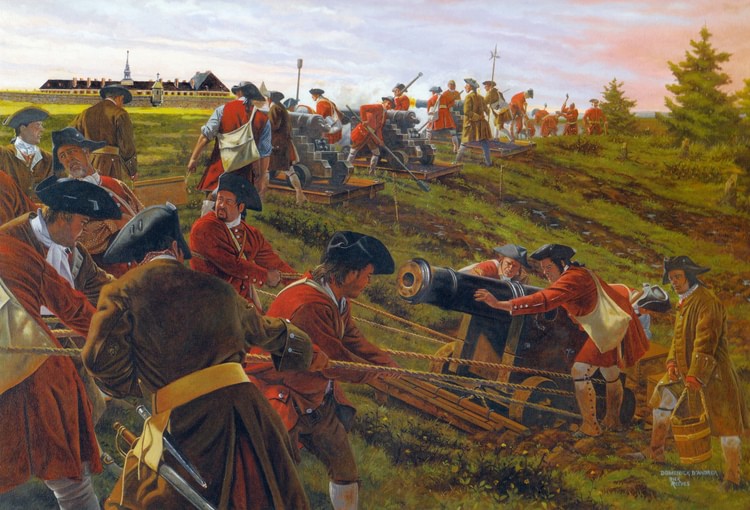 Provincial Troops at the Siege of Louisbourg, 1745