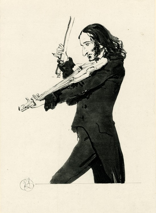 Portrait of Niccolò Paganini