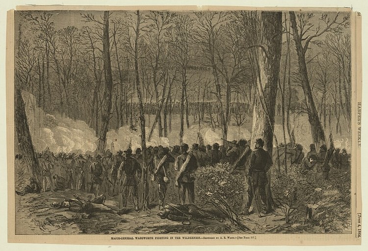 Wadsworth's Regiment in the Battle of the Wilderness
