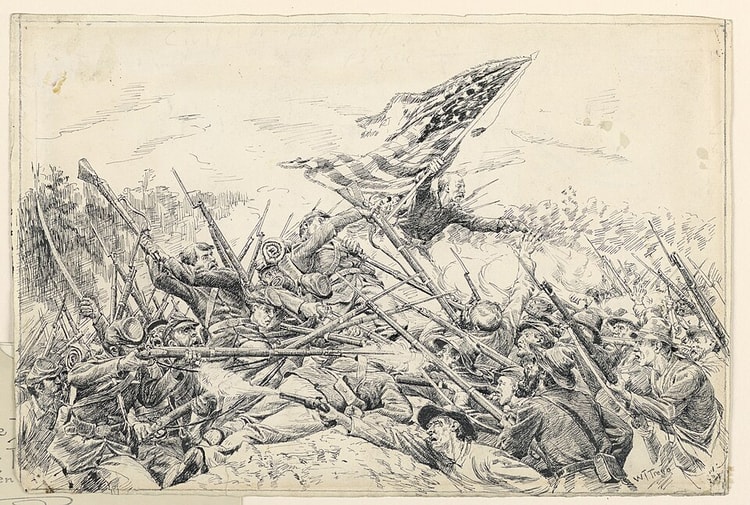 Hancock's Corps Assaulting the Bloody Angle