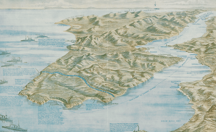 Gallipoli Campaign Map