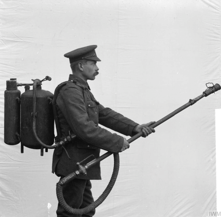 German WWI Flamethrower