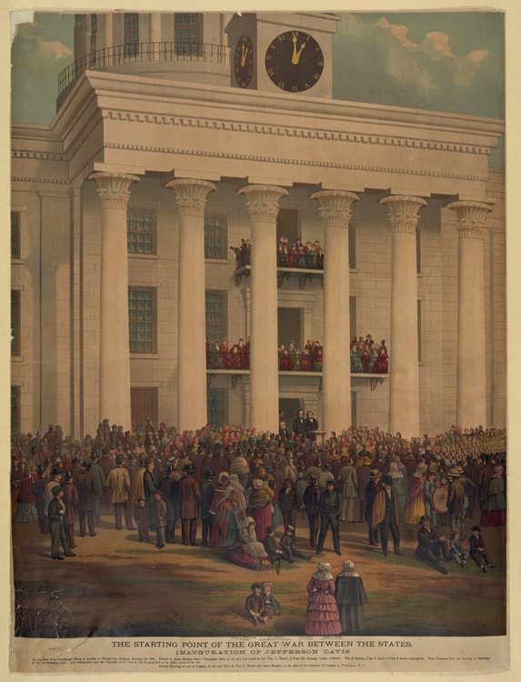 Inauguration of Jefferson Davis, February 1861