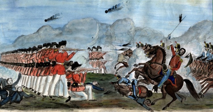 Mississippi Rifles at Buena Vista