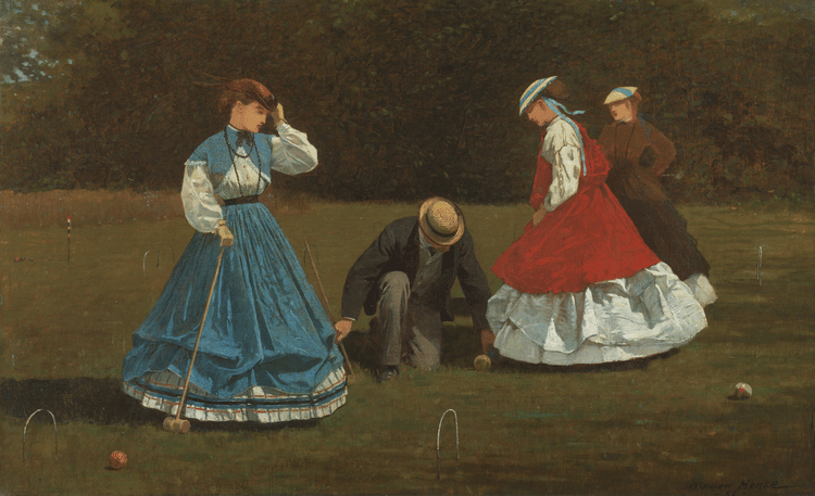The Croquet Scene by Homer