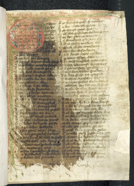 Opening Lines of the Livonian Rhymed Chronicle