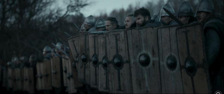 Uhtred of Bebbanburg and His Followers at Brunanburh