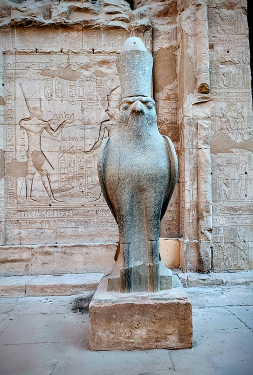 Statue of Horus at Edfu