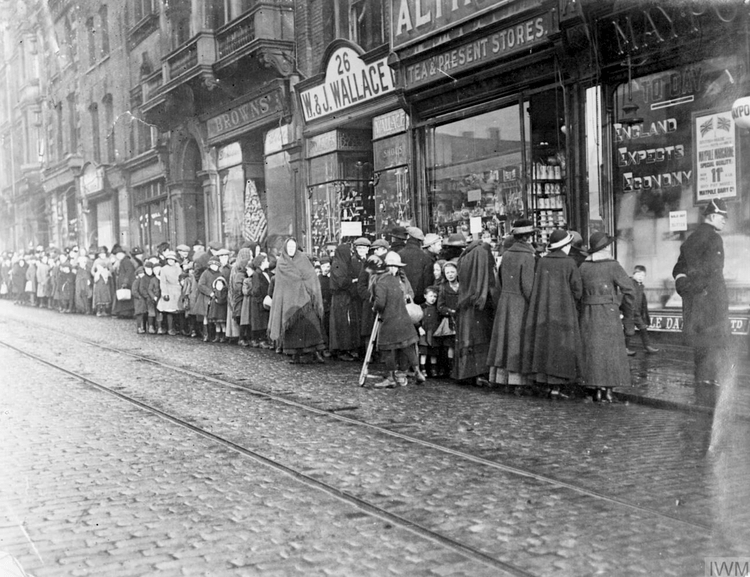 Queuing For Food, WWI