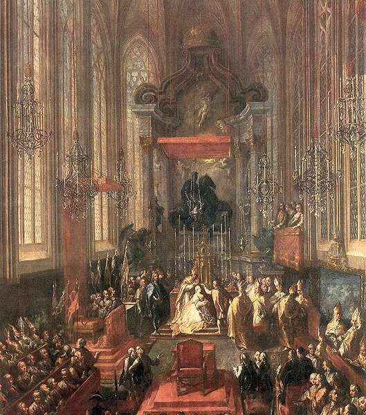Coronation of Maria Theresa as Queen of Hungary