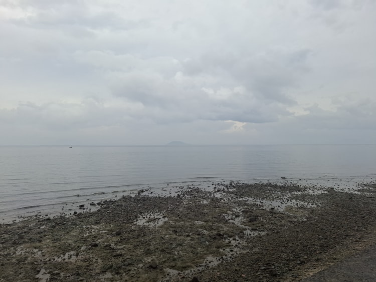 Ariake Sea and Yushima at Hara Castle