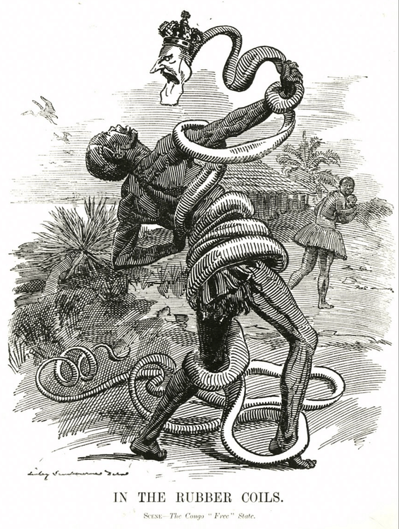 Belgian Colonisation Cartoon