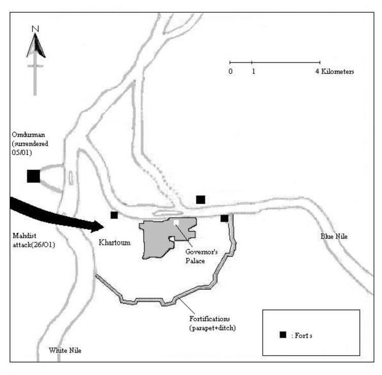 Khartoum's Defences, 1884-5