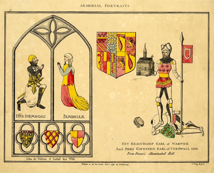 Guy de Beauchamp Stands Atop the Beheaded Piers Gaveston