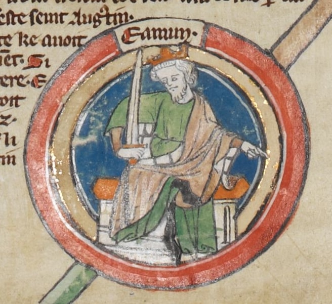 Miniature of Edmund I of England