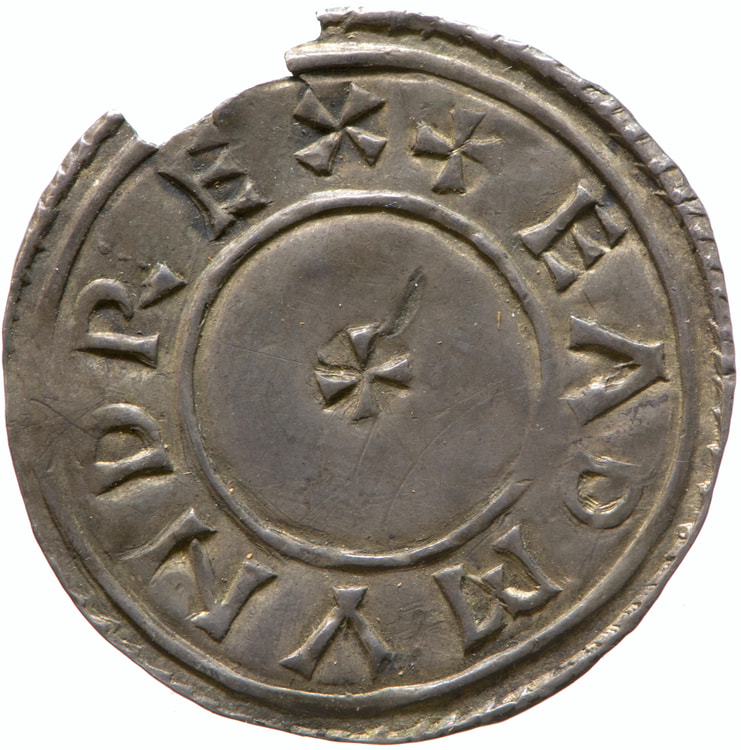 Silver penny of Edmund I