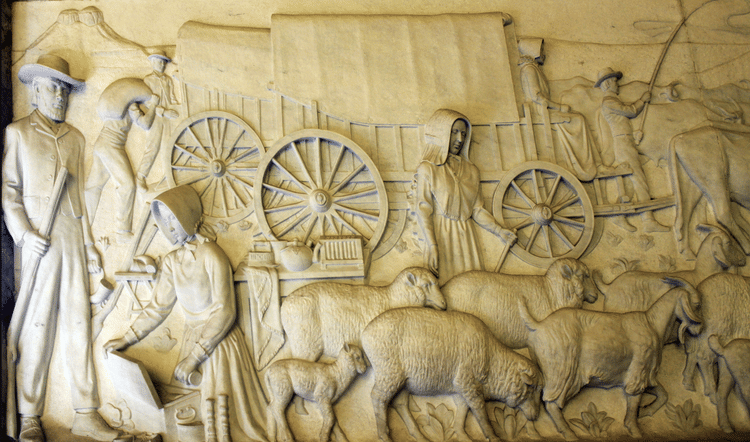Great Trek Relief Sculpture