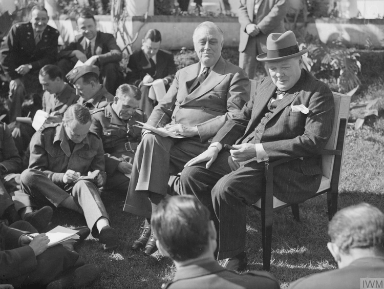Churchill & Roosevelt, Casablanca, 1943