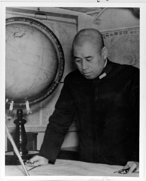 Admiral Isoroku Yamamoto Reviewing Plans