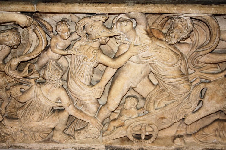 Persephone Sarcophagus (Detail)