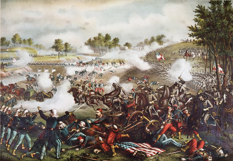 First Battle of Bull Run (First Manassas), 21 July 1861