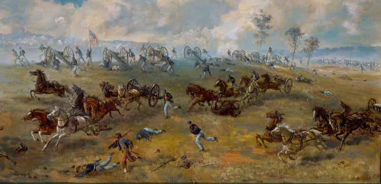 Capture of Ricketts' Battery by Sidney E. King