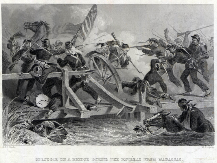 Bridge During the Retreat from First Battle of Bull Run
