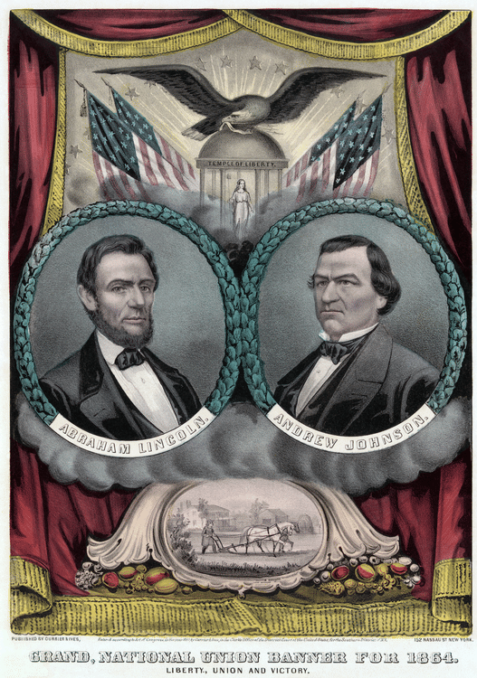 Lincoln & Johnson Election Ticket, 1864