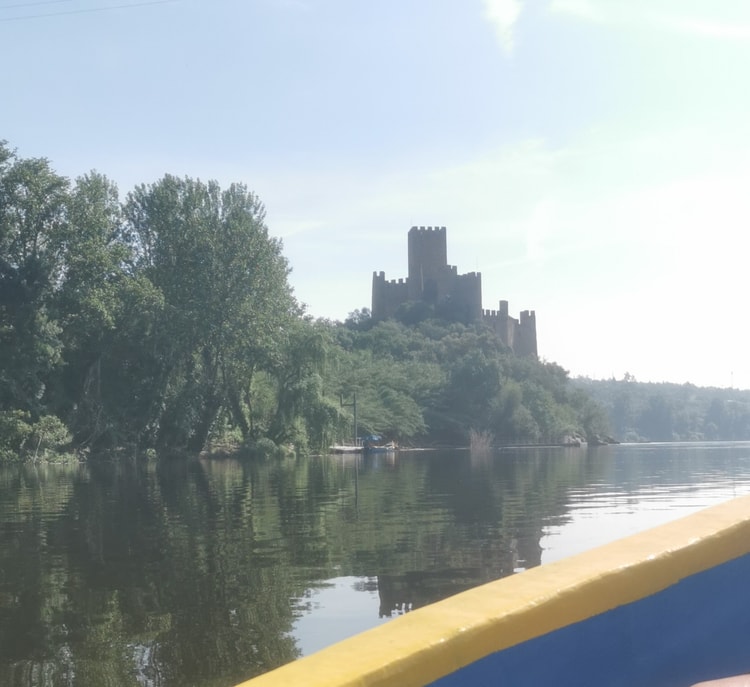 Almourol Castle, View From the South