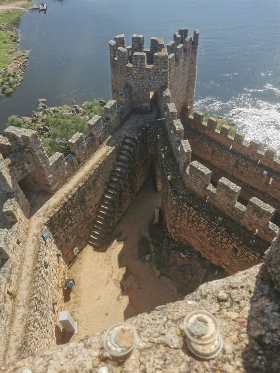 Almourol Castle, North Side